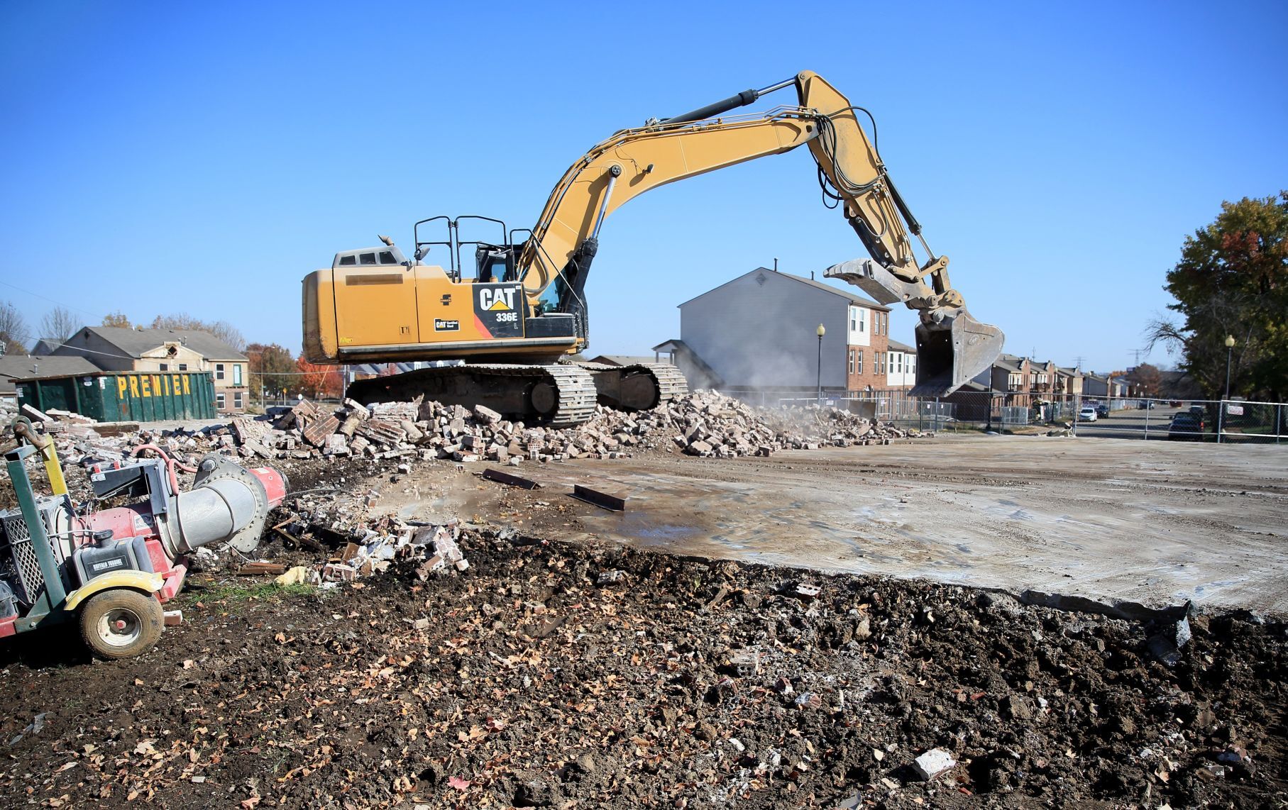 Demolition work at Preservation Square